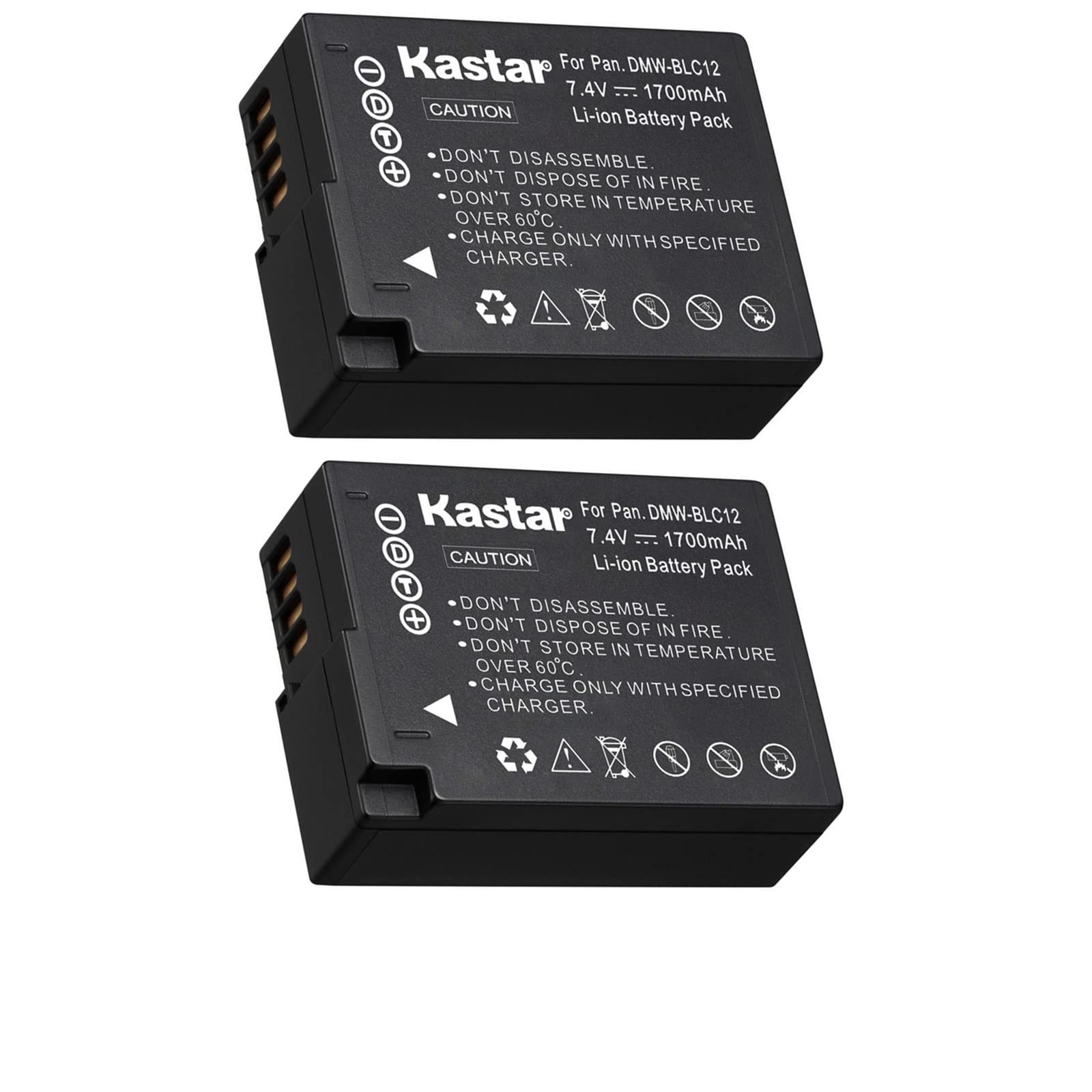 Amazon.com : Kastar Battery 2 Pack for Leica BP-DC12, BP-DC12-U